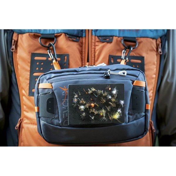 Doudoune Homme Devaux Trek'Fly – Orange/Bleu