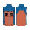 Doudoune Homme Devaux Trek'Fly – Orange/Bleu